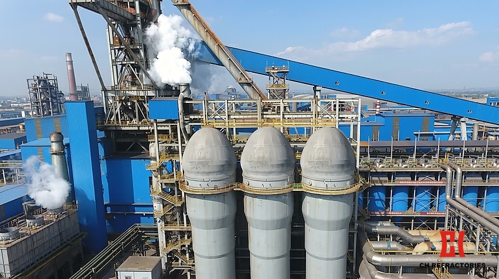 Steel Industry CH Refractories Fujian Dingxin Hot Blast Stove Refractory Engineering Projects
