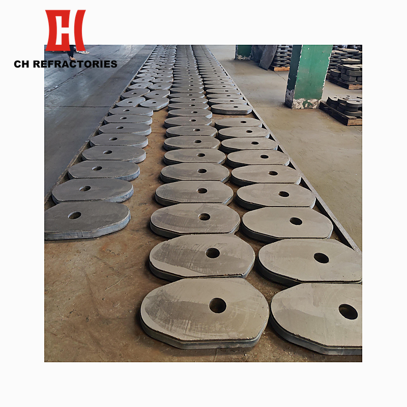 Firing slide gate plate photo 3