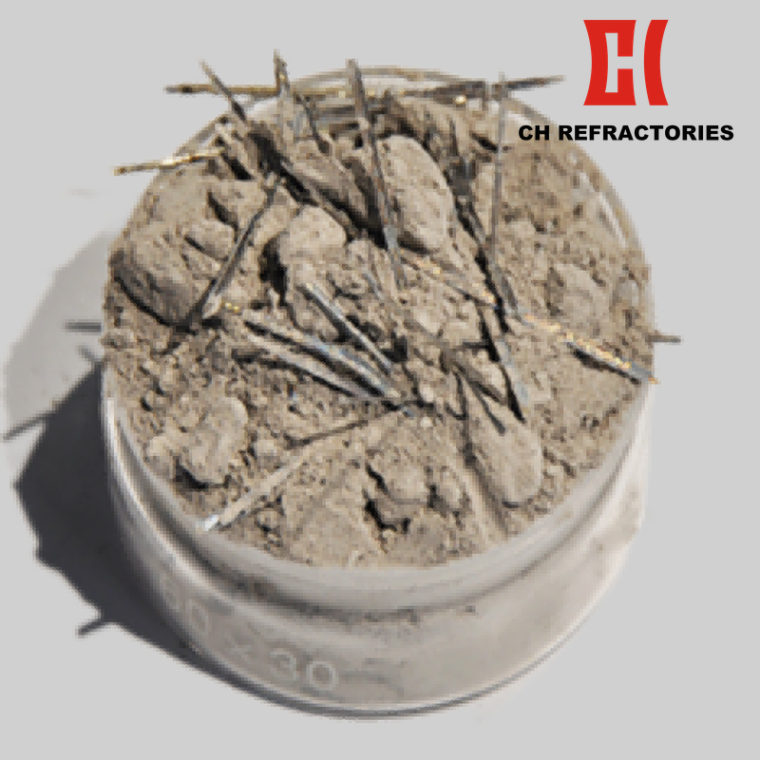 Steel fiber-reinforced wear-resistant castable photo 4